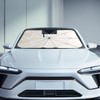 Parasol para parabrisas de coche 140x80 cm reforzado y plegable