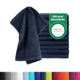 Pack of 10 Flannels 30 x 30 cm 100%, Cotton