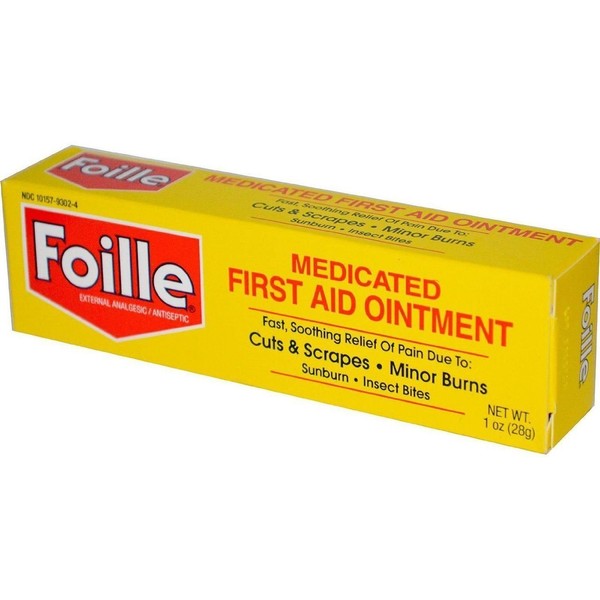 Foille Medicated First Aid Ointment 1 oz (Pack of 4)