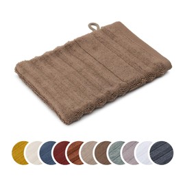 liebling Marseille Luxury Organic Cotton Wash Mitt 770 g/m² 16 x 21 cm Ökotex 60 Degrees Absorbent Quick Drying Stone
