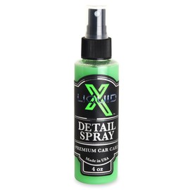 Liquid X Detail Spray - Quick Detailer with Sealant - Prevent and Remove Water Spots - No Streak Formula for Cars, Boat, RV, Motorcycle, UTV/ATV (4 oz)