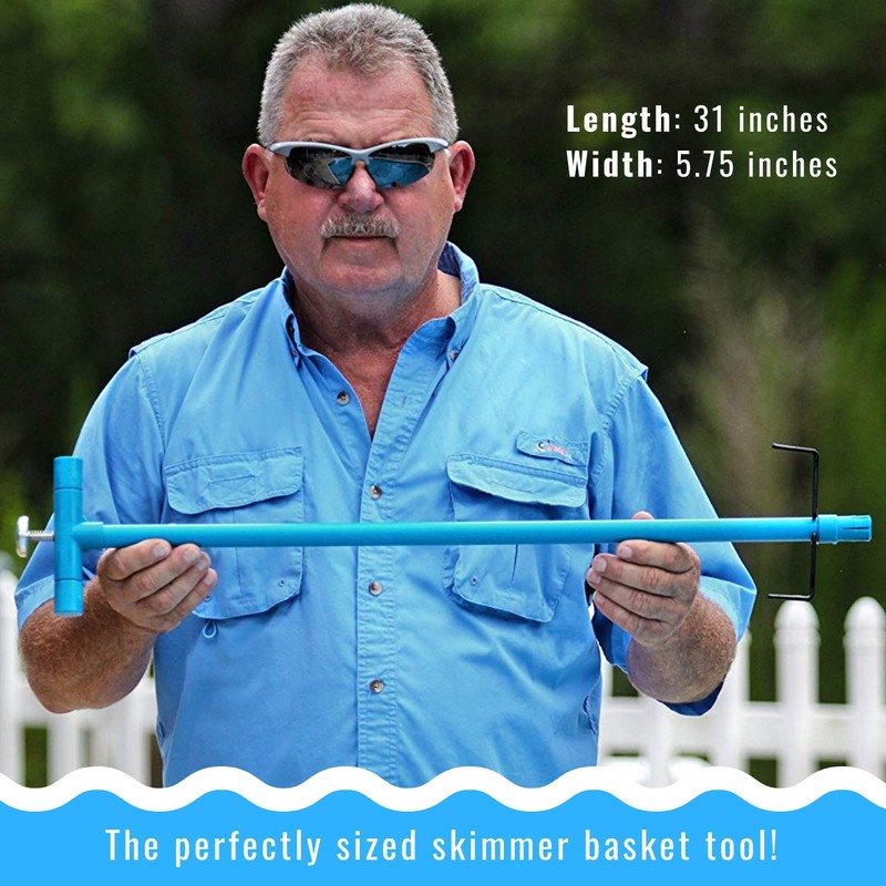 LIDZ Off Pool Skimmer Lid & Basket Removal Tool with