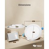 Sunco 12 Pack Recessed Lighting 6 Inch LED, Canless Ceiling