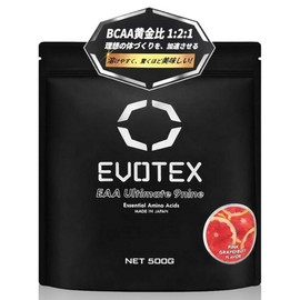 EVOTEX EAA powder 500g pink grapefruit flavor 9 types of essential amino acids, 1g, 1 unit / EVOTEX 에보텍스 EAA 파우더 500g 핑크 자몽맛 필수 아미노산 9종, 1g, 1개