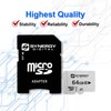 Synergy Digital 64GB Micro SDXC Secure Digital UHS-I Memory Cards,