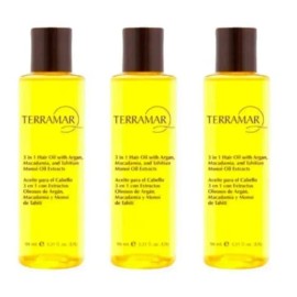 3 Pzs Aceite Para Cabello 3 En 1 Óleo Terramar 98 Ml