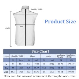 BSBUY Men’s Reflective Cycling Vest Hi Vis Gilet Sleeveless Jacket High Visibility Running Gilet Security Vest Waistcoat Reflective Tape Workwear Tank Top for Night Outdoor Job Jogging Hiking(2XL)