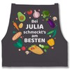 Geschenk mit Namen personalisiert by Shirtracer - Apron - Cooking