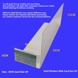 Organizing Essentials Kit - Shelf Dividers, Storage Bin Labels, Index Card Holder, Wire Rack Covers & Shelf Clips with Adjustable Pegs and Label Holders for Pantry, Closet, Office Storage Solutions