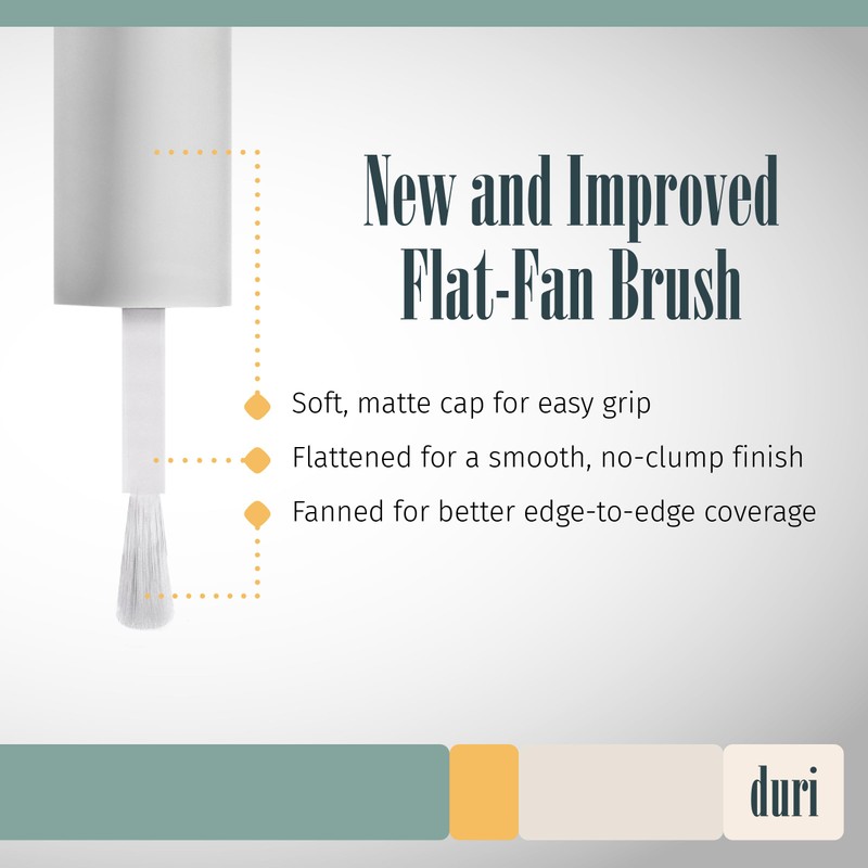 duri Nail Polish, 309 Iced Roses, French Manicure, Semi-Sheer Coverage,