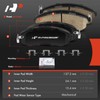 A-Premium Front Ceramic Disc Brake Pads Set Compatible with Nissan
