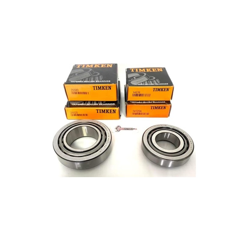 TIMKEN 25580 25520 14125A 14276 Bearing Replacement Set for 7000-lb