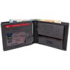 ROYALZ 'Detroit' Men's Leather RFID Protection Wallet Compact Wallet Landscape