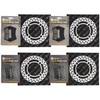 NICHE Front Rear Brake Rotor Pad Semi Metallic Kit for