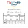Troyarn Cotton Love (paquete de 2 madejas) 55% algodón, 45%