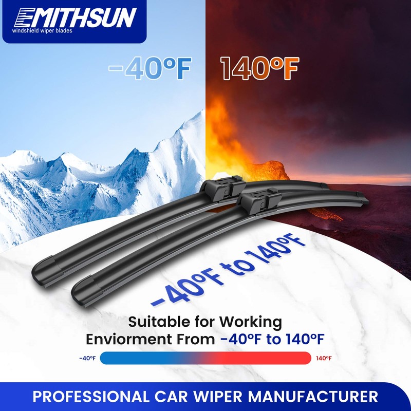 EMITHSUN® Windshield Wipers Replacement for Toyota Tundra Sequoia 2025 2024