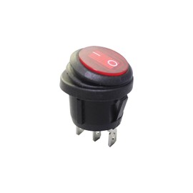 KC Hilites 3113 Illuminated LED Rocker Switch Red 10 Amp Illuminated LED Rocker Switch