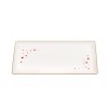 Le Creuset L‘Amour Rectangular Hostess Tray, White w/heart decals, NEW