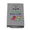 PXTIDY Golf Gift for Women Men Putt Now Wine Later