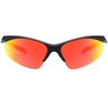 BEZLIT Sporty children's sunglasses for boys and girls, red