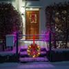 Ceenna Set of 6 Prelit Lighted Christmas Wreath 15 Inch