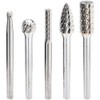 Hazet Carbide Burr Set (3 mm Shank, 5 Different Cutters