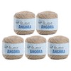 5 Ball La MIA Angora Wool Total 8.8 oz. Each