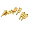 6 Pcs Electric Guitar Bridge Saddle Standard Zinc Alloy Guitar
