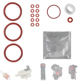 Snapworld-Kaffee Sealing O-rings for Delonghi Eabi Eam ECA ESAM AEG Caffe Grande Silenzio, sealing rings for water tank, brewing group, flowmeter, thermoblock pressure hose as maintenance kit, top