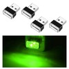 Ziciner 4 PCS USB LED Car Interior Atmosphere Lamp, Portable