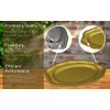 Sunrise Packaging Oval Aluminium Foil Platter [14” x 9.5”] Large