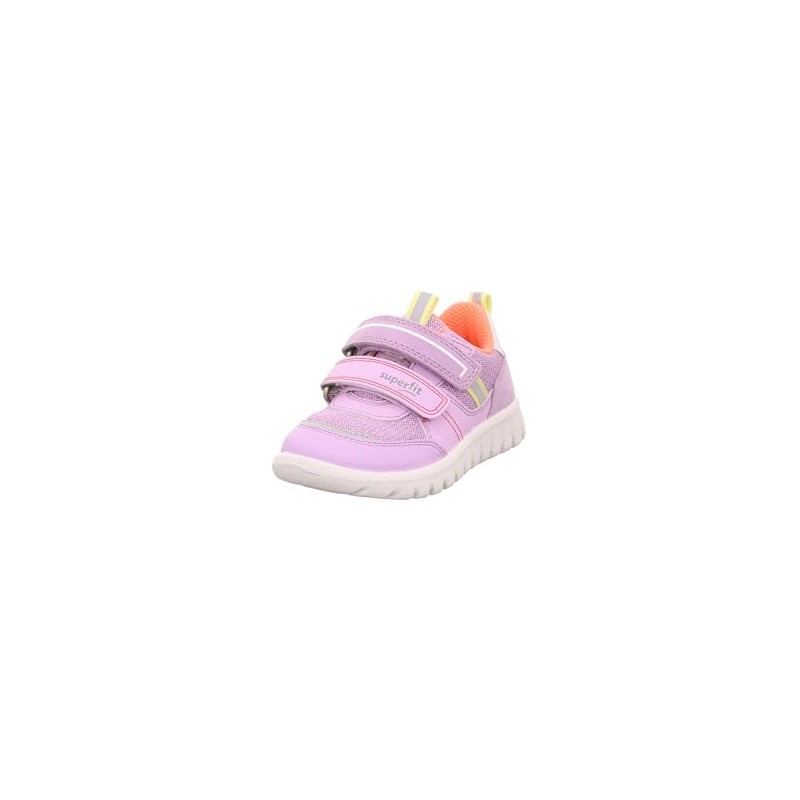 Superfit Girls' Sport7 Mini Trainers, Purple Orange 8530, 27 EU