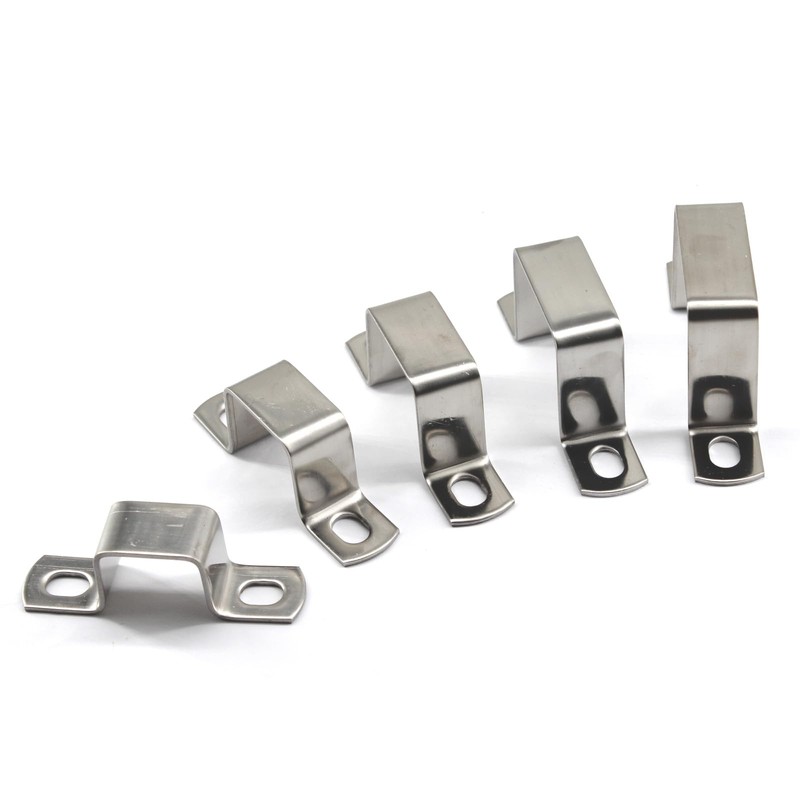 Zerniple 8pcs 35mm x 35mm Square 304 Stainless Steel U