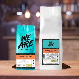 Coffee Ground, 227g Bag Indonesian Espresso Ground Coffee, 100% Arabica, Dark Roast Speciality, Single Origin (We Are Coffee Co)