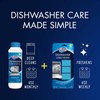 Glisten Dishwasher Cleaner, Removes Limescale, Rust, Buildup, and Grease, Lemon