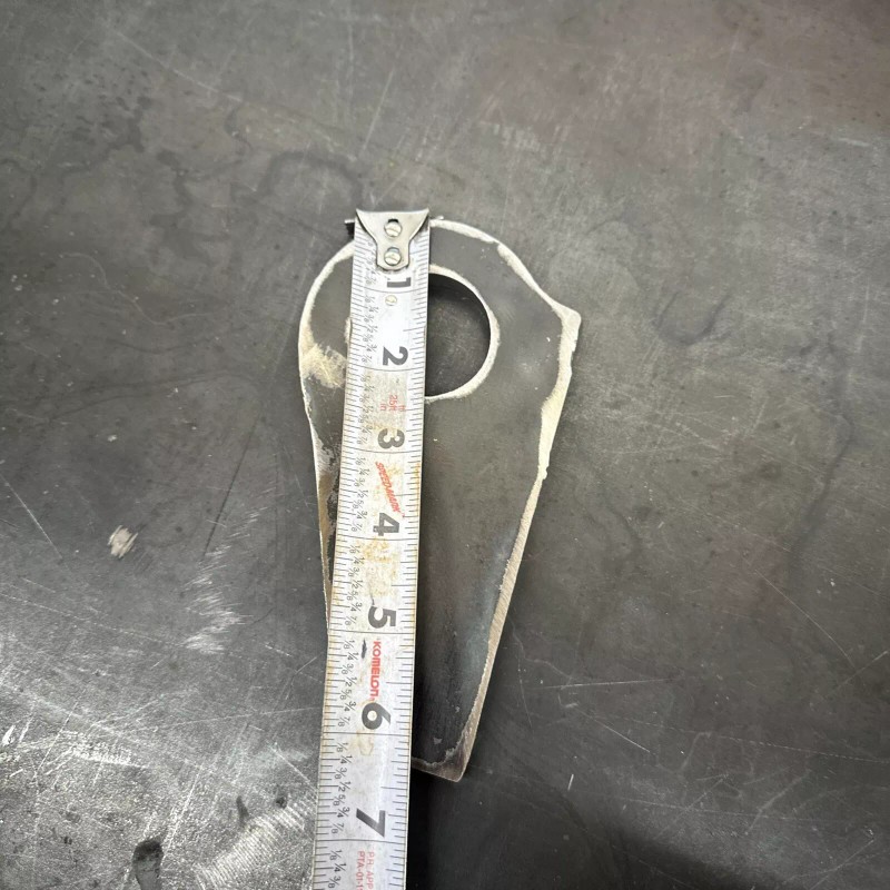 Unbranded Trailer Ramp Hinge Weld On 3/8 Plate 1 1/2