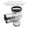 Oggi Pro Stainless-Steel 10-Piece Cocktail Shaker and Bar Tool Set