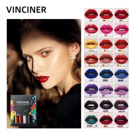 O Diy Liquid Lipstick Set 5pcs Black White Blue Yellow 0012