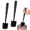 2 PCS Meat Masher, 5-Blade Head Plastic Meat Mincer for