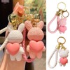Catwo Keychain, Stylish, Three-Dimensional, Key Chain, Songje, Bear Key Chain,
