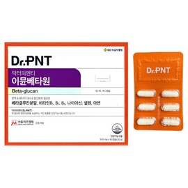 GC Wellbeing 베타글루칸 분말 닥터피엔티 이뮨베타원 면역기능 증진 500mg x 60캡슐 1개 / 써클 Beta Glucan Powder Dr. PNT Immune Beta One Immune Function Enhancement 500mg x 60 Capsules 1 unit / Circle