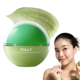 FULLY Green Tomato Smoothie Lip Scrub, 1 piece, 12g / FULLY 그린토마토 스무디 립스크럽, 1개, 12g