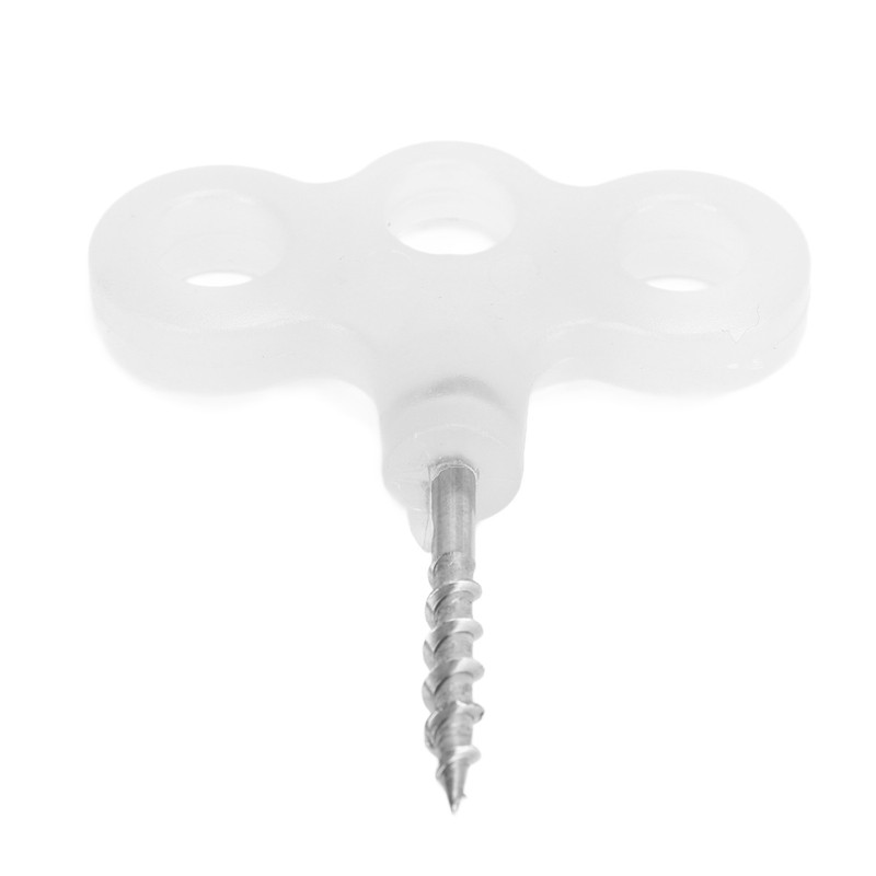 Outdoor Luminous Tent Stakes Stainless Steel Screw Ground Anchors Peg