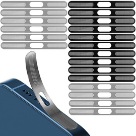 Cover Speaker Dustproof Seal, Set of 20, Dustproof Seal, Dust Guard, Dust Net Sticker, Ultra Thin Design, Charging Port Protection, Dust Prevention, Metal Speakers, Protective Net, Easy Installation,