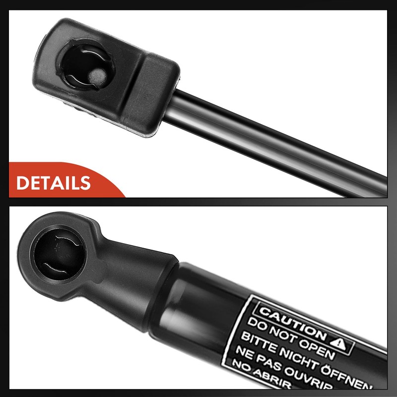 A-Premium Rear Window Lift Supports Shock Struts Compatible with Smart