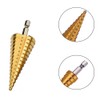 Shallho 1/4 Inch Hexagon Shank 4-32 mm Titanium Coated Spiral