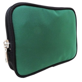 GEN-151 Valuables Case with Key Zipper Key Lock Nylon Pouch Security Case Fishing Pouch, green