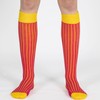 Mysocks Unisex Ribbed Knee Socks Made of Extra Fine Combed