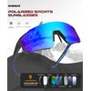 HENGOSEN Sports Sunglasses-Men Polarized Sun-glasses: Running Sunglasses Men Women Polarized