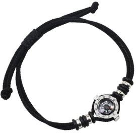 Pulsera ajustable de cuerda de paracaídas para hombres y mujeres, deportes al aire libre, campamento, supervivencia, graduación, regalo de joyería